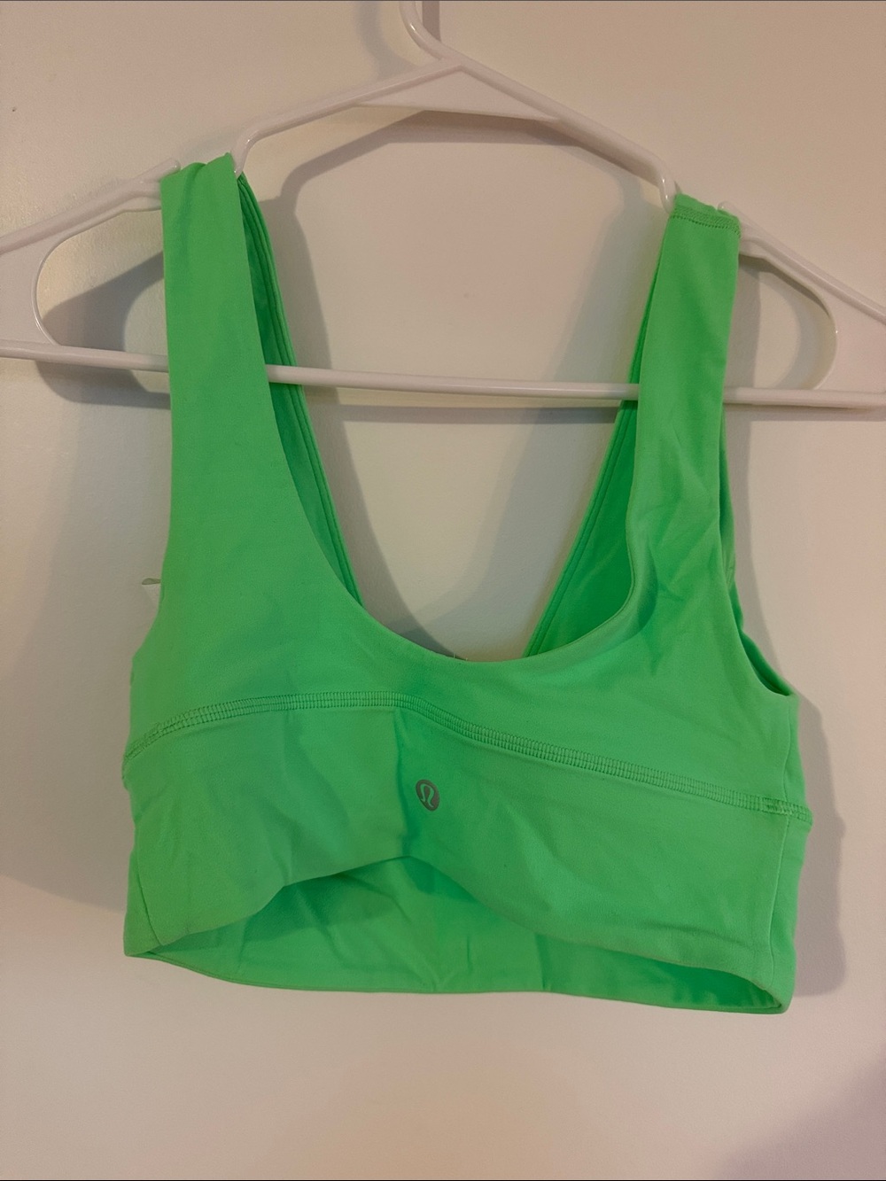 lululemon athletica Bright Lime Green Scoop-Back Sports Bra